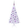 Sapin de Noël artificiel avec 150 LED Blanc 120 cm PVC et Acier 548022548022