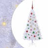 Sapin de Noël artificiel avec 150 LED Blanc 120 cm PVC et Acier 548023548023