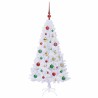 Sapin de Noël artificiel avec 150 LED Blanc 120 cm PVC et Acier 548023548023
