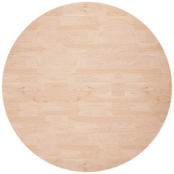 Dessus de table rond Ø70x2,5 cm Bois de chêne massif non traité 548024548024