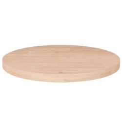 Dessus de table rond Ø50x2,5 cm Bois de chêne massif non traité 548026548026