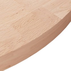 Dessus de table rond Ø60x4 cm Bois de chêne massif non traité 548032548032