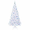 Sapin de Noël artificiel avec 300 LED Blanc 210 cm PVC et Acier 548035548035