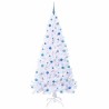 Sapin de Noël artificiel avec 300 LED Blanc 210 cm PVC et Acier 548035548035