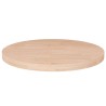 Dessus de table rond Ø40x2,5 cm Bois de chêne massif non traité 548038548038