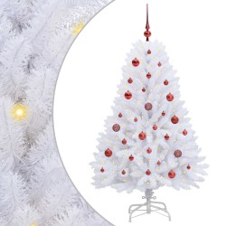 Sapin de Noël Artificiel à Branches Articulées Blanc 150 cm 548041548041