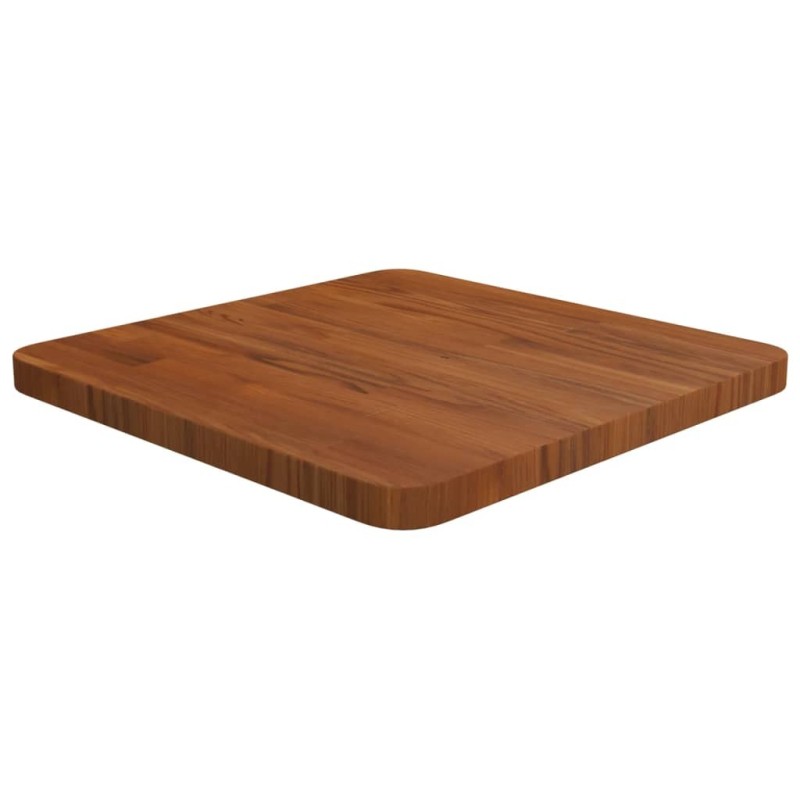 Dessus de table carré Marron foncé40x40x2,5cm Bois chêne traité 548055548055