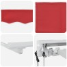 Auvent rétractable électrique Rouge 3,5 x 2,5 m 548057548057