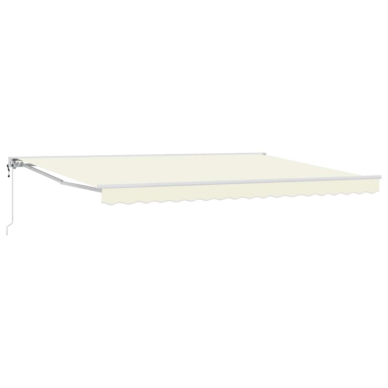 Auvent rétractable électrique Crème 4 × 3 m 548080548080