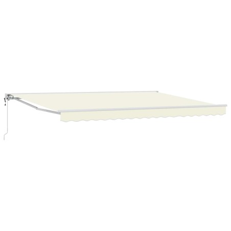 Auvent rétractable électrique Crème 4 × 3 m 548080548080