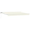 Auvent rétractable électrique Crème 4 × 3 m 548080548080