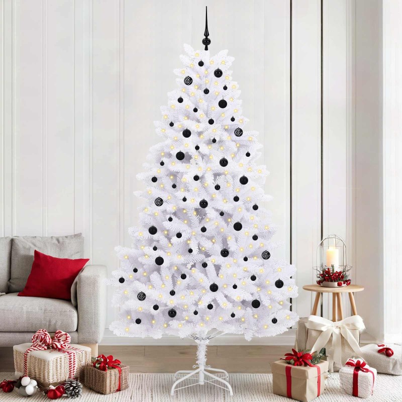 Sapin de Noël Artificiel à Branches Articulées Blanc 240 cm 548099548099