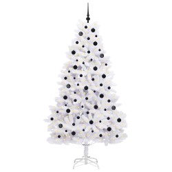 Sapin de Noël Artificiel à Branches Articulées Blanc 210 cm 548107548107