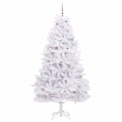 Sapin de Noël Artificiel à Branches Articulées Blanc 210 cm 548108548108