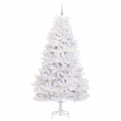 Sapin de Noël Artificiel à Branches Articulées Blanc 210 cm 548109548109