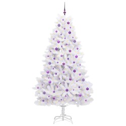 Sapin de Noël Artificiel à Branches Articulées Blanc 240 cm 548110548110