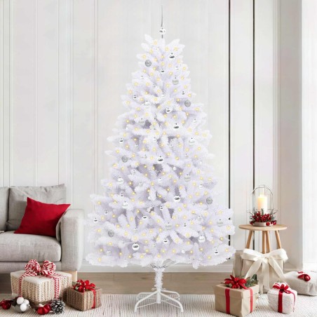 Sapin de Noël Artificiel à Branches Articulées Blanc 240 cm 548111548111