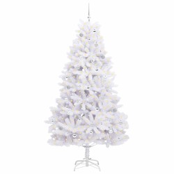 Sapin de Noël Artificiel à Branches Articulées Blanc 240 cm 548111548111