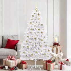 Sapin de Noël Artificiel à Branches Articulées Blanc 180 cm 548112548112