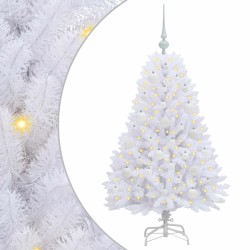 Sapin de Noël Artificiel à Branches Articulées Blanc 120 cm 548114548114