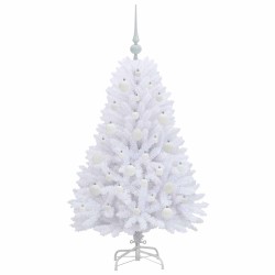 Sapin de Noël Artificiel à Branches Articulées Blanc 120 cm 548114548114