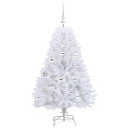Sapin de Noël Artificiel à Branches Articulées Blanc 120 cm 548116548116