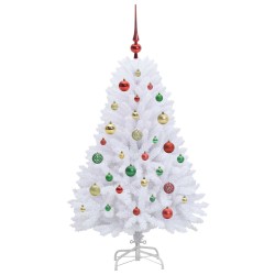 Sapin de Noël Artificiel à Branches Articulées Blanc 120 cm 548118548118