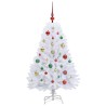 Sapin de Noël Artificiel à Branches Articulées Blanc 120 cm 548118548118
