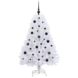 Sapin de Noël Artificiel à Branches Articulées Blanc 150 cm 548120548120