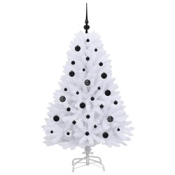 Sapin de Noël Artificiel à Branches Articulées Blanc 150 cm 548120548120
