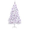 Sapin de Noël Artificiel à Branches Articulées Blanc 210 cm 548125548125