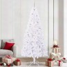 Sapin de Noël artificiel avec 300 LED Blanc 240 cm PVC et Acier 548126548126