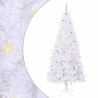 Sapin de Noël artificiel avec 300 LED Blanc 240 cm PVC et Acier 548126548126