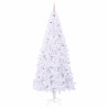 Sapin de Noël artificiel avec 300 LED Blanc 240 cm PVC et Acier 548126548126