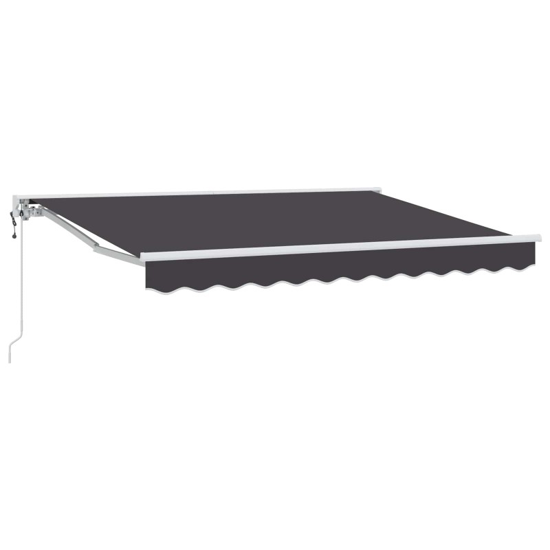 Auvent rétractable électrique Anthracite 3 x 2,5 m 548128548128