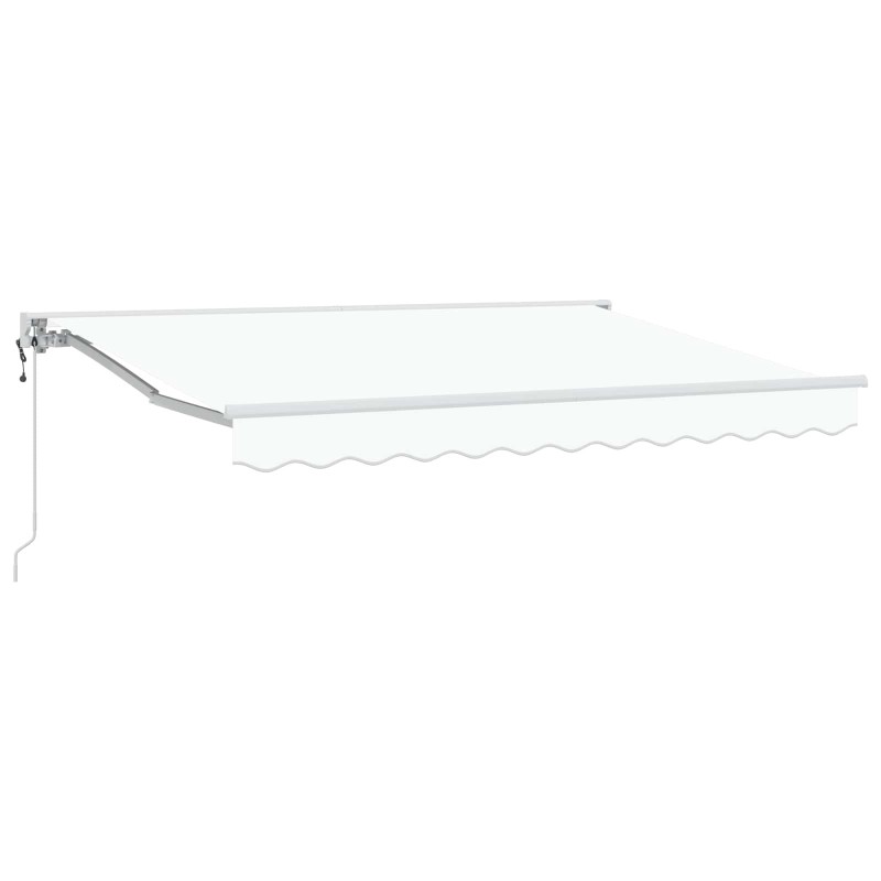 Auvent rétractable électrique Blanc 3 x 2,5 m 548149548149