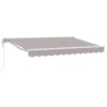 Auvent rétractable électrique Gris clair 3 x 2,5 m 548150548150