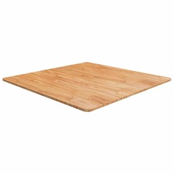 Dessus de table carré Marron clair90x90x1,5cm Bois chêne traité 548163548163