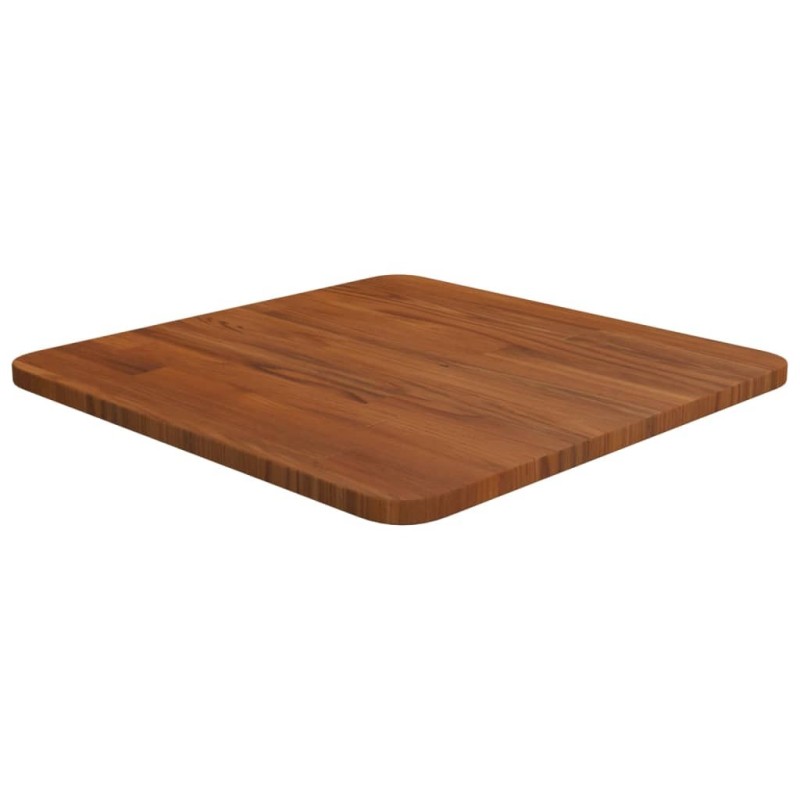 Dessus de table carré Marron foncé40x40x1,5cm Bois chêne traité 548164548164