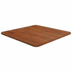 Dessus de table carré Marron foncé50x50x1,5cm Bois chêne traité 548165548165