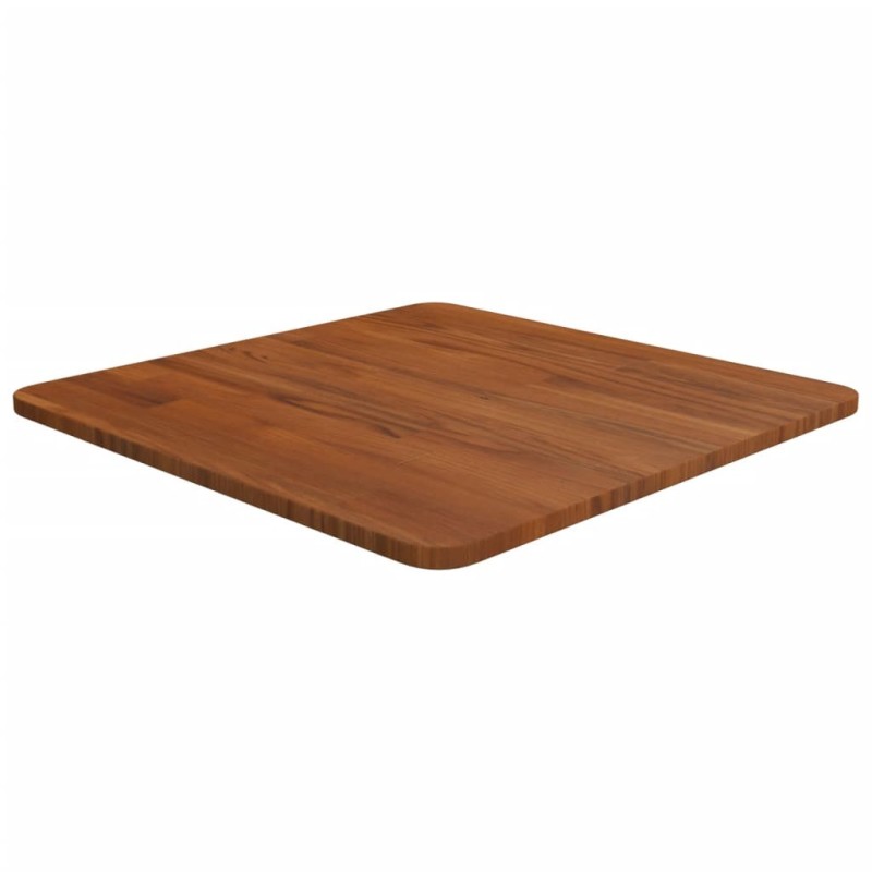 Dessus de table carré Marron foncé50x50x1,5cm Bois chêne traité 548165548165