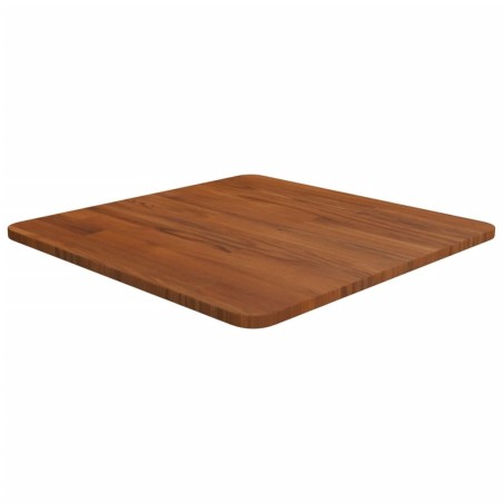 Dessus de table carré Marron foncé50x50x1,5cm Bois chêne traité 548165548165