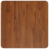 Dessus de table carré Marron foncé50x50x1,5cm Bois chêne traité 548165548165
