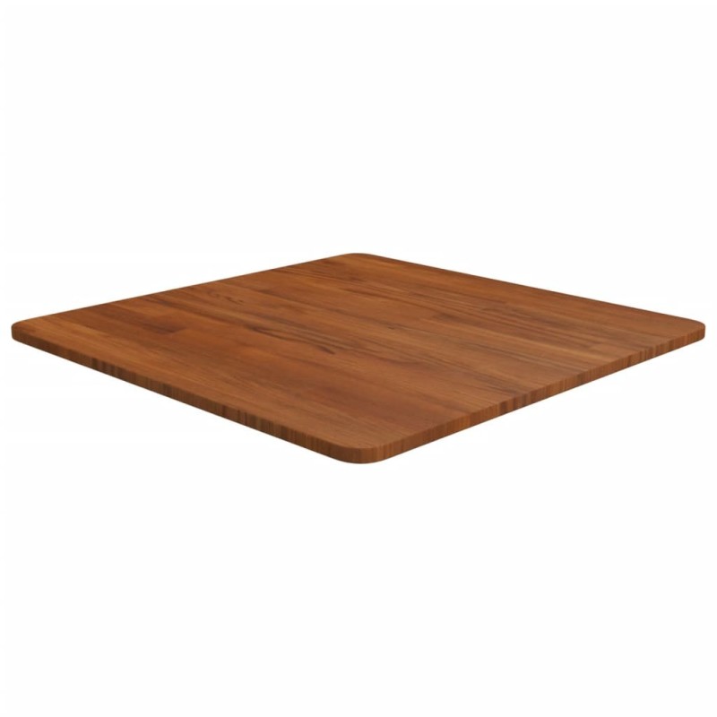 Dessus de table carré Marron foncé60x60x1,5cm Bois chêne traité 548166548166