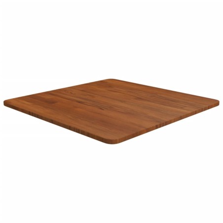 Dessus de table carré Marron foncé60x60x1,5cm Bois chêne traité 548166548166