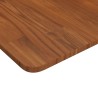 Dessus de table carré Marron foncé70x70x1,5cm Bois chêne traité 548167548167