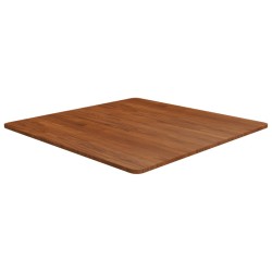 Dessus de table carré Marron foncé80x80x1,5cm Bois chêne traité 548183548183