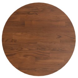 Dessus de table rond Marron foncé Ø30x1,5cm Chêne massif traité 548185548185