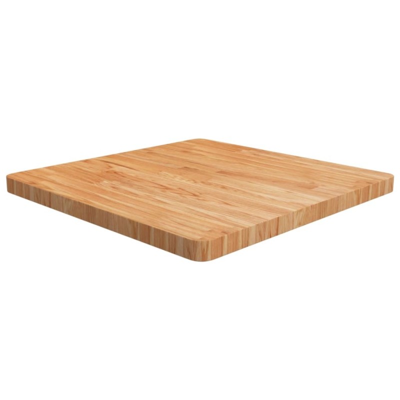 Dessus de table carré Marron clair 70x70x4cm Bois chêne traité 548187548187