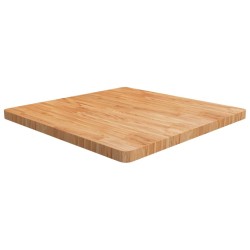 Dessus de table carré Marron clair 80x80x4cm Bois chêne traité 548188548188